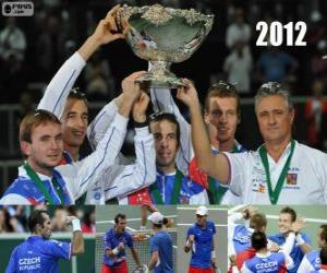 yapboz Çek Cumhuriyeti şampiyonu Copa Davis 2012
